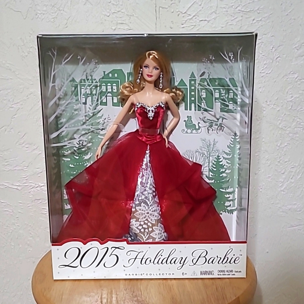 MNIB Mattel 2015 Holiday Barbie